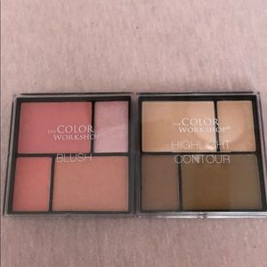 Brand new blush and highlight/contour palette